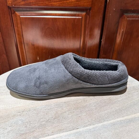 Wembley Mens Memory Foam Slippers Size 13 14 XXL Gray Indoor Outdoor Shoes New - Picture 6 of 13